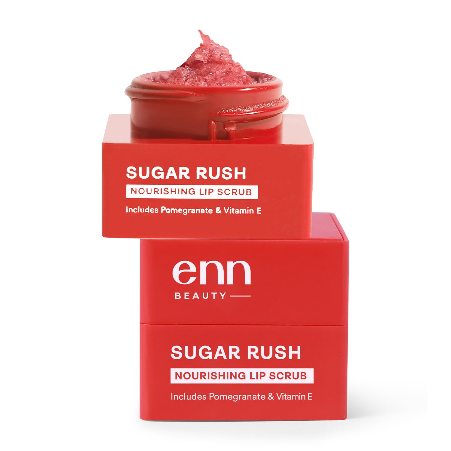 ENN Sugar Rush Nourishing Lip Scrub | Removes Dead Skin Cells | Beeswax | Lightens Dark Lips | Exfoliator | Raw Sugar | Natural | For Men & Women | 6gm-image-45