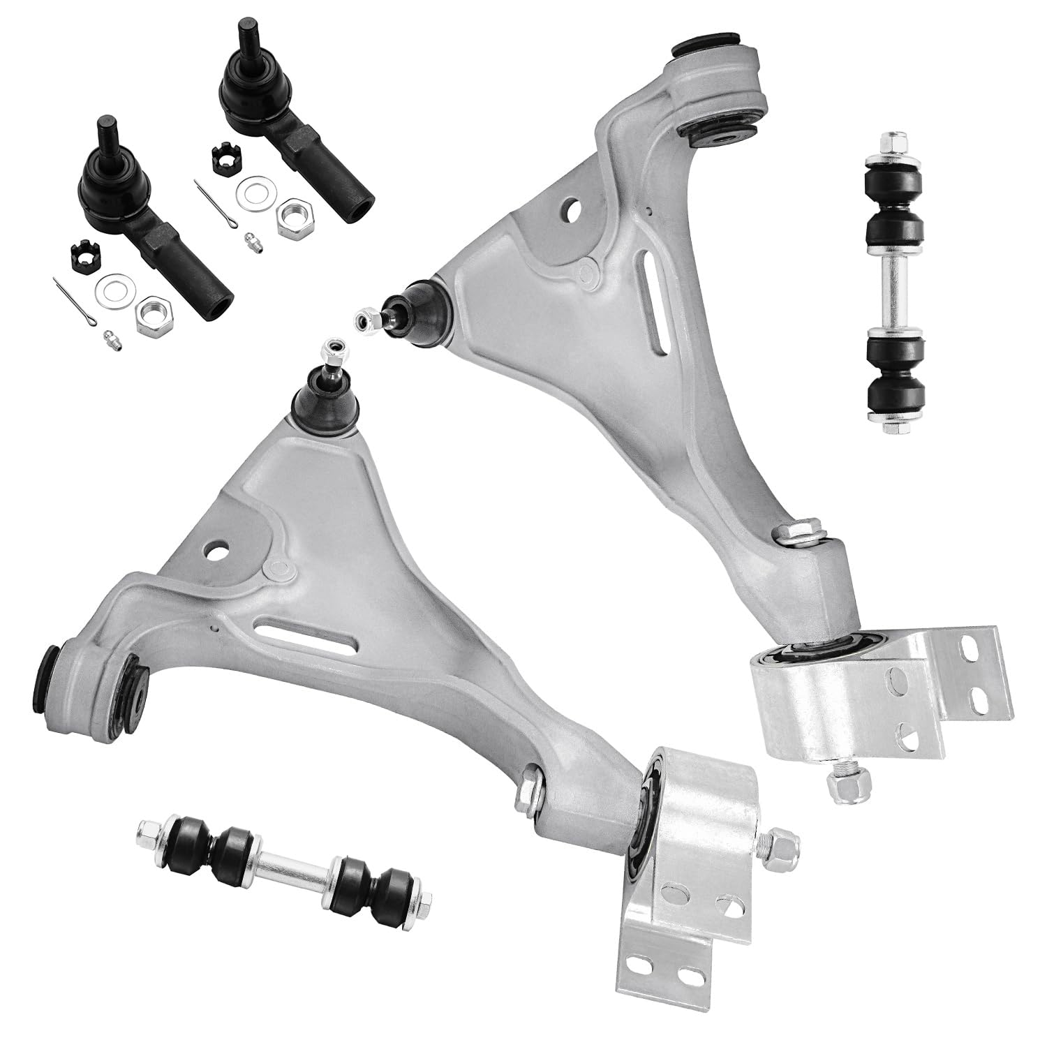 Detroit Axle - Front 6pc Control Arms Kit for 06-11 Buick Lucerne