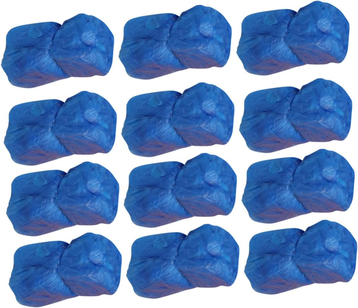 36x15cm Blue Waterproof Disposable Overshoes Plastic Shoe Covers for Home Hotel Office Car Use