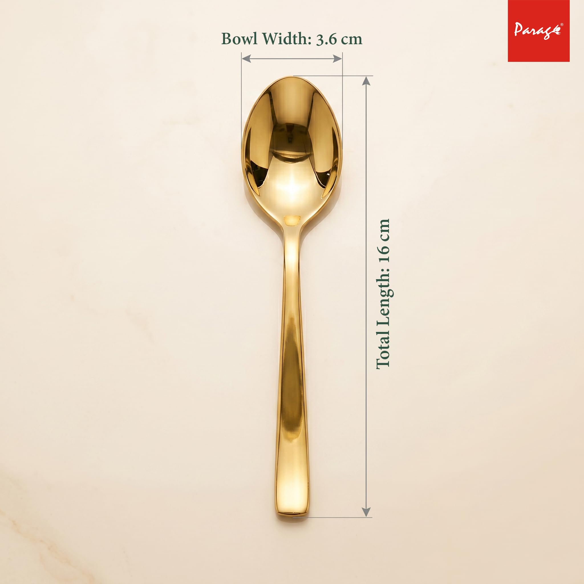Parage Golden Spoon Set - Luxury Stainless Steel Cutlery -3