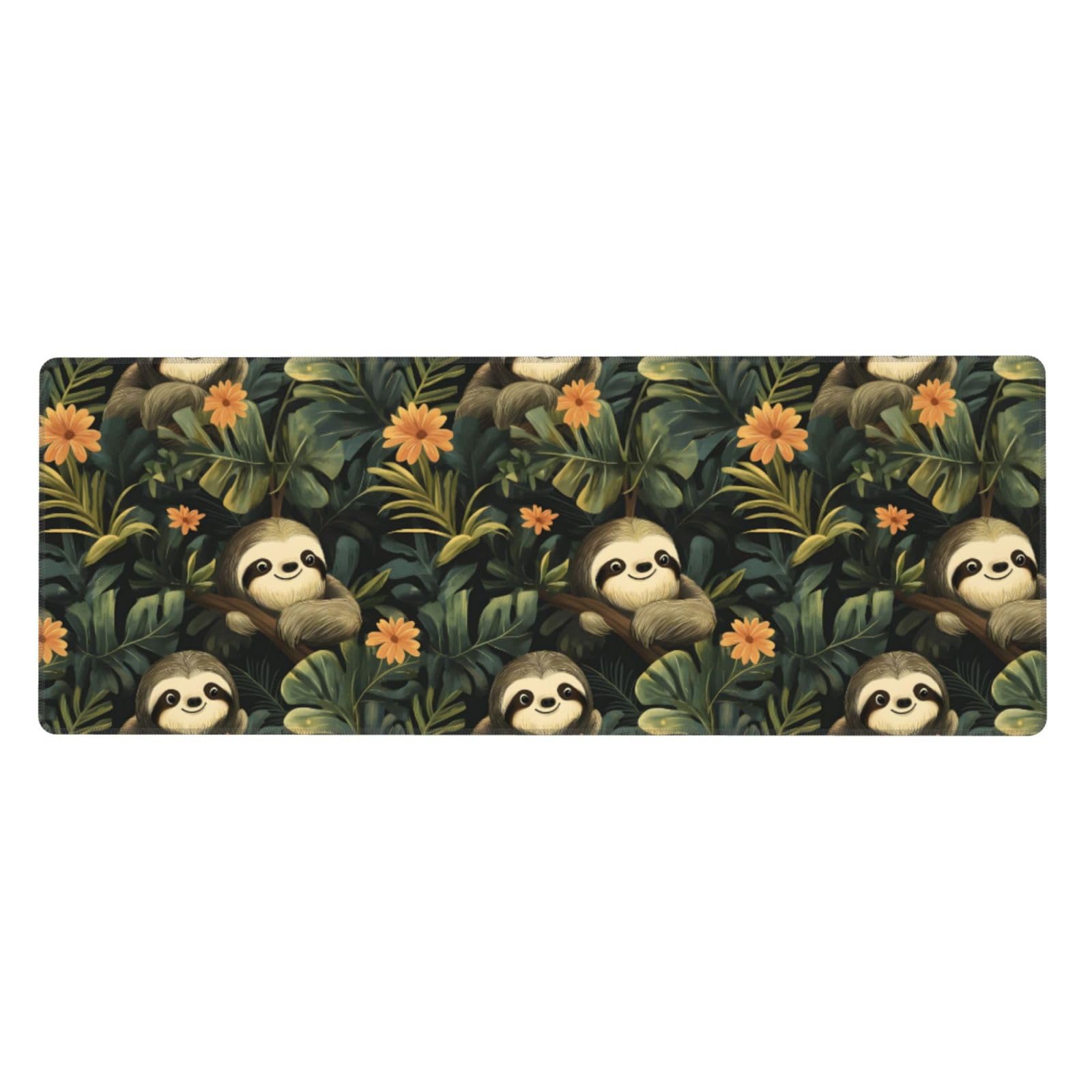Grand tapis de souris de jeu de haute précision à bords cousus - 8