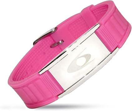 EMF BodyBand Plus+ Bracelet - Holistic Wellness Harmonizer Wristband for Men and Women Pink
