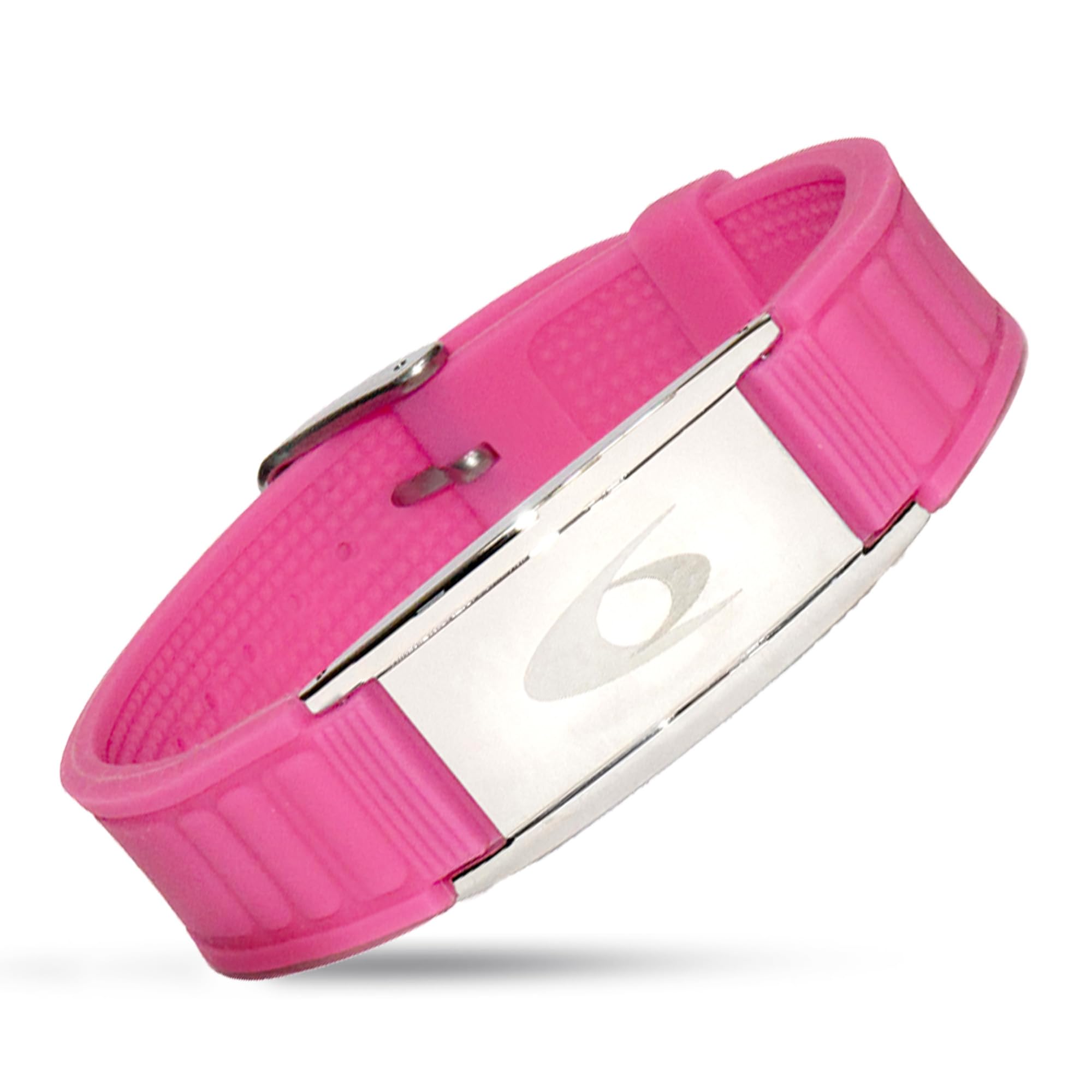 EMF BodyBand Plus+ Bracelet - Holistic Wellness Harmonizer Wristband for Men and Women (Pink)