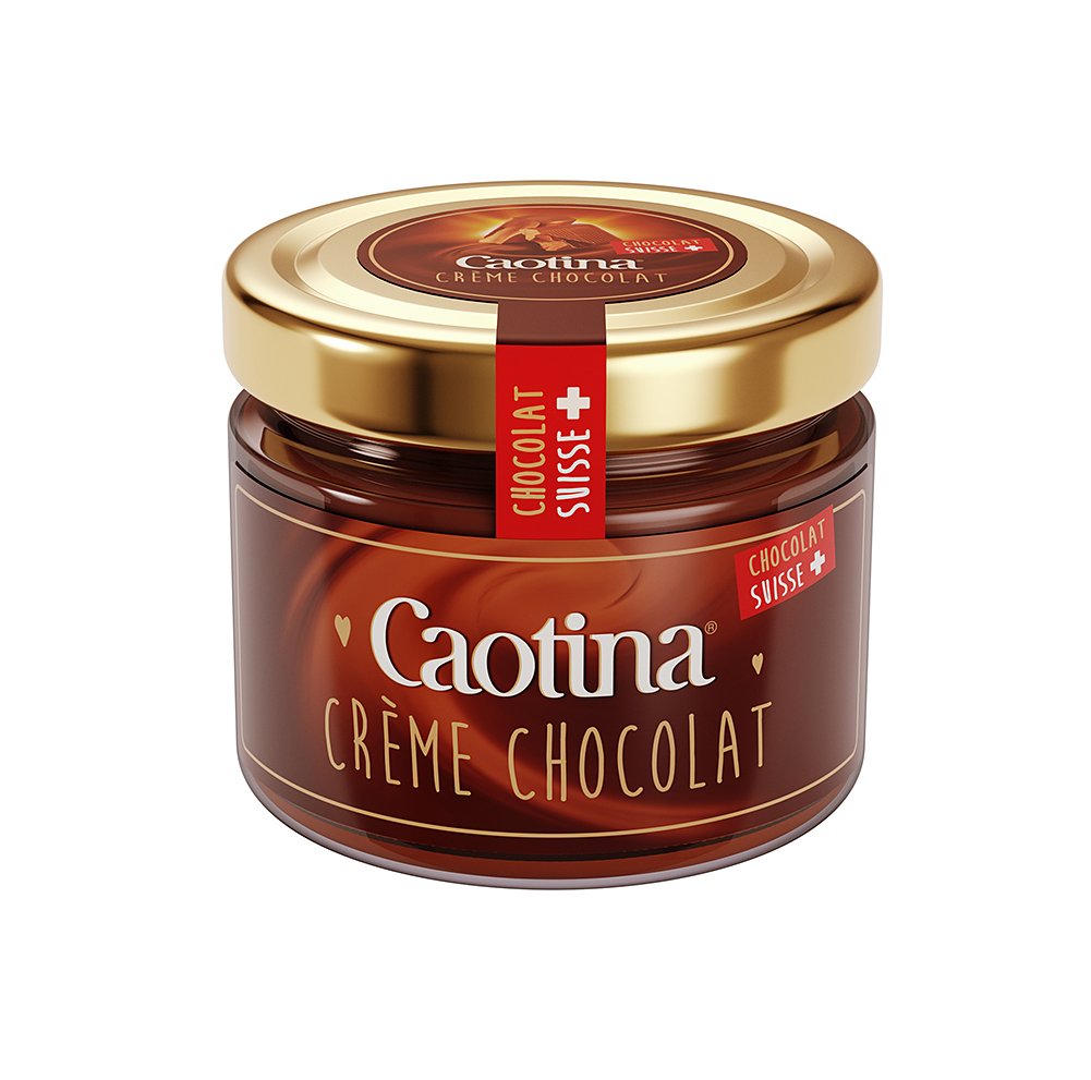10er SET Caotina Crème Chocolat Brotaufstrich 300 g / Schokocreme / Schokoaufstrich / Schweizer Schokolade