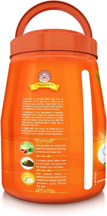 Wagh Bakri Tea 1kg Jar