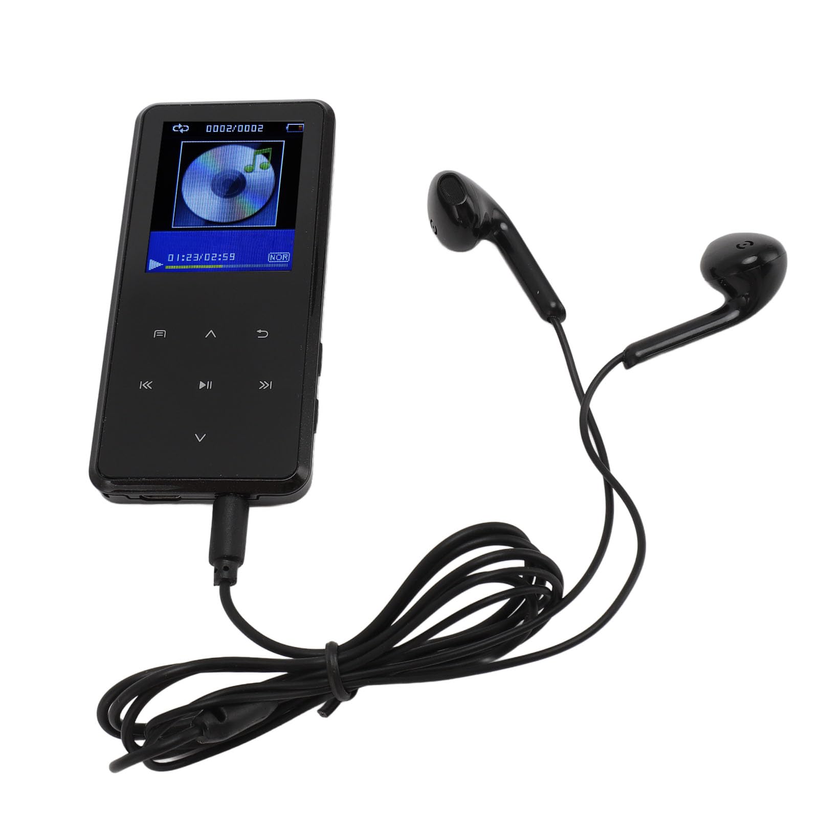 Dispositivo di registrazione a rilevamento vocale, lettore MP3, lettore musicale wireless con suono surround 3D HiFi, lettore di e-book e riproduzione video per l’intrattenimento (32G)
