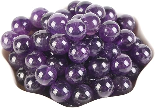 Miniatura 10 de AsVrai U 100 cuentas redondas de lava volcánica negra natural de 0.236 pulgadas para hacer joyas, collares, pulseras