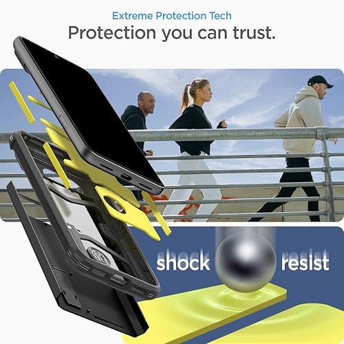 Miniatura 3 de Spigen Armadura resistente diseñada para Pixel 8 Case (2023) - Negro