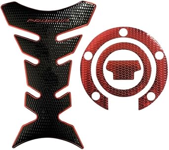 Motorcycle Tank Pad Sticker Decal Fuel Tank Pad Oil Gas Cap Cover Sticker for Y&amaha YZF-R1/R6 FZ1 FZ6 FZ6R FZ07 MT-07 FZ09 MT-09 Motorcycle Protector Decal Grip