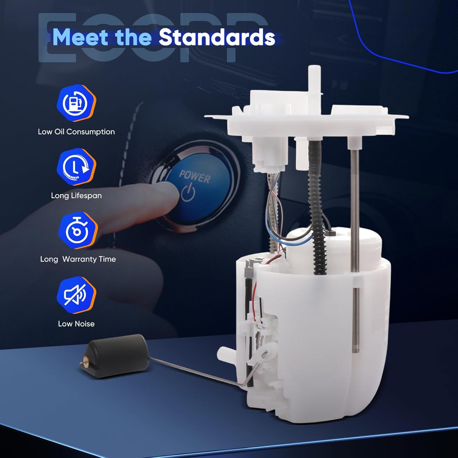 ECCPP Electric Fuel Pump Module Assembly E2577M Compatible with Ford Explorer 2011-2012 3.5L Right Side