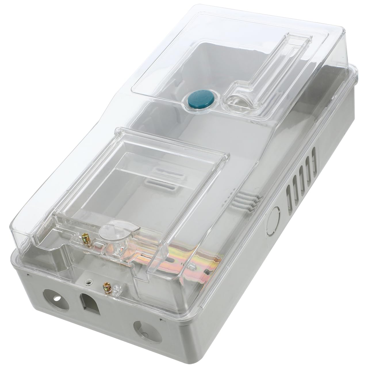 ARTIBETTER Waterproof Outdoor Electrical Box 13X7X3.74 Inch Clear Energy Meter Box with Uv Stabilized Cover and Transparent Front Panel for Home Power Distribution