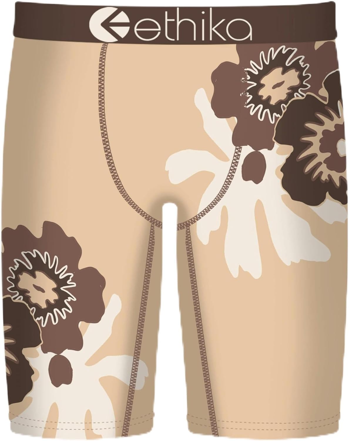 Ethika Boy's Staple Boxer Briefs, Soft 4-Way Stretch, No Ride-Up Fit - Hibiscus Bloom