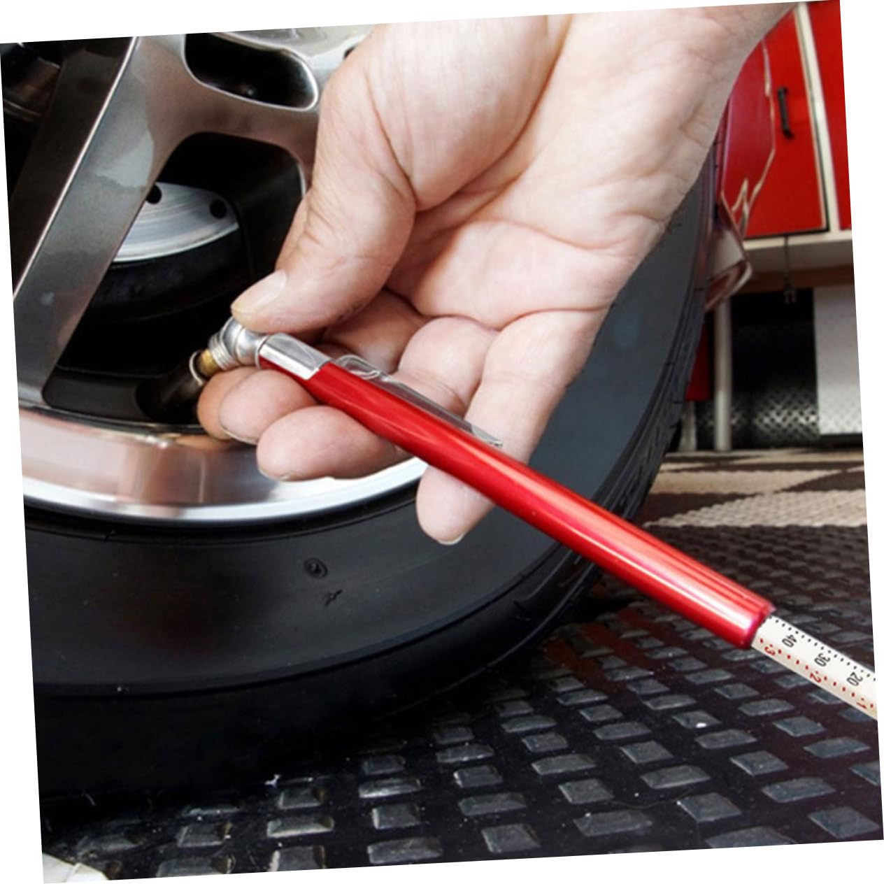 2pcs Tire Pressure Gauge Mechanical Tire Pressure Gauges for Car SUV Truck Bike Compact and Portable Tool Cartridge