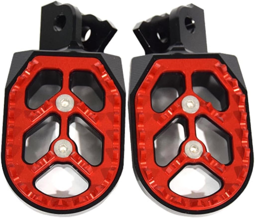 Foot Pegs for Surron Light Bee X/S Segway X160/X260 and E-ride Pro SS/CRF190L/CRF150F CRF230F 2003-19,Anti-slip Motorcycle Passenger Alloy Foot Rest Pedals,Modified Sur Ron Part Accessories,Purple