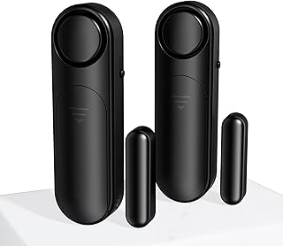 Door Alarm Sensor 4in1 - Door Alarms for Kids Elderly Safety , 120 dB Window Alarm Sensors, 4 Modes Open Alarm/Close/Dingdong/Reminder Burglar Alarm for Home Safety Travel Office Shop (2 Pack)