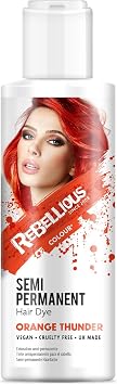 Paintglow Semi-Permanent Hair Dye, Orange Thunder, 100ml