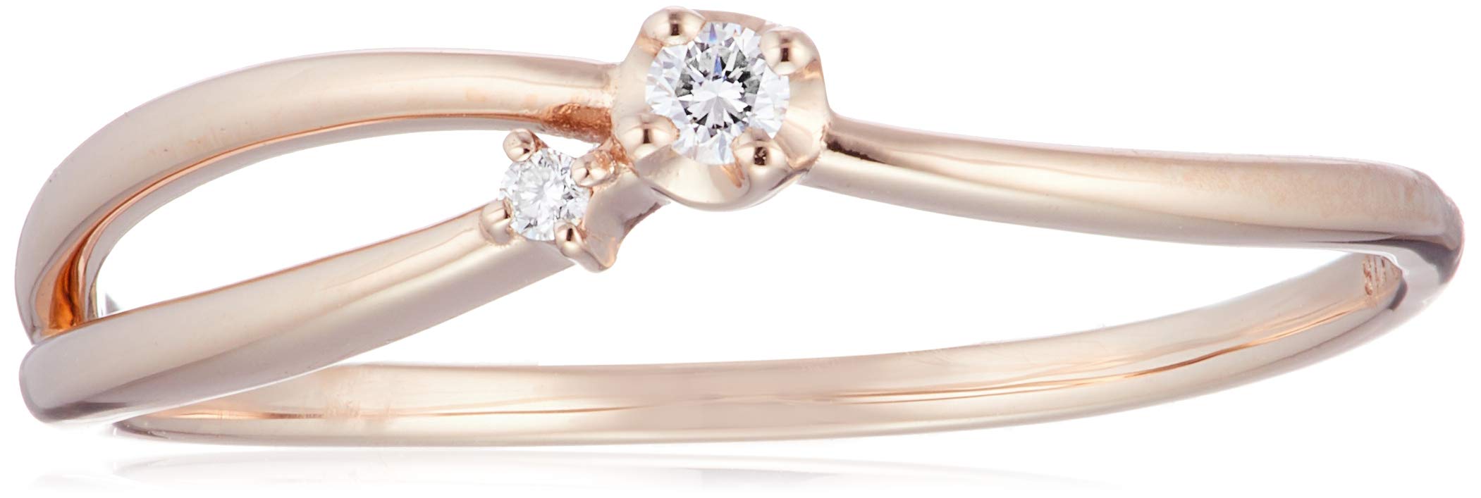 Amazon.co.jp: [ヴイエー ヴァンドーム青山]K18PG ダイヤモンド 0.03ct