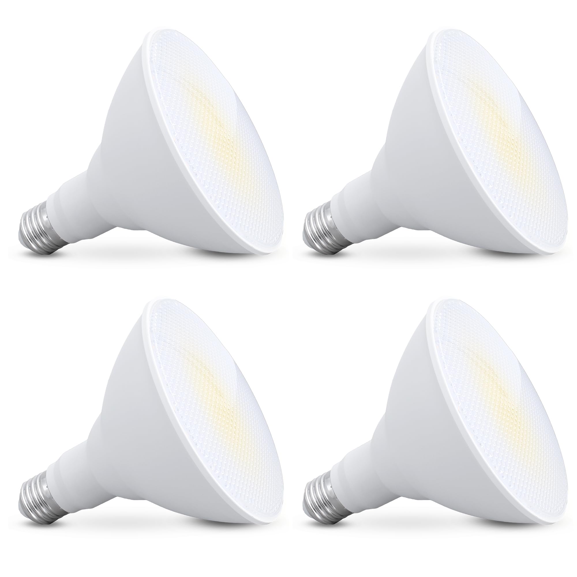 SSC-LUXon Pflanzenlampe 4er Set E27 LED Vollspektrum Grow 13W 1300 Lumen | Vier Wachstumslampen mit Vollspektrum-Licht - rot & blau für Wachstum & Blüte, E27-Sockel für Steh- & Tischleuchten