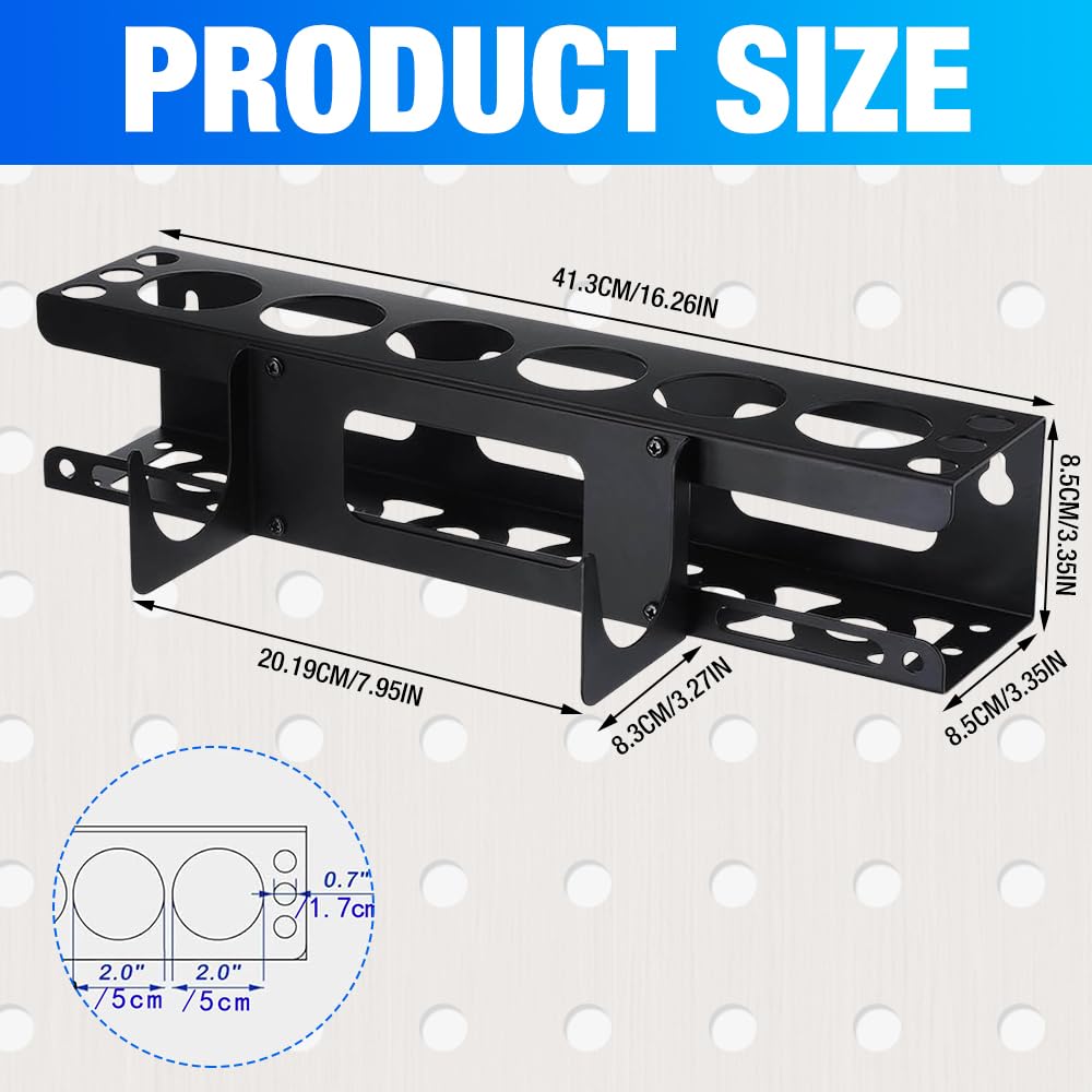 Rppiup Silicone Tube Holder Storage, Wall Mount Caulking Tube and Caulking Gun Holder, Metal Silicone Holde r Storage Van - Image 2