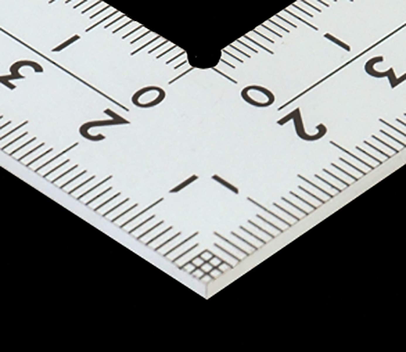 Shinwa: Zeichendreieck,/Latthammer Edelstahl 300 x 150 mm EP: 2 mm