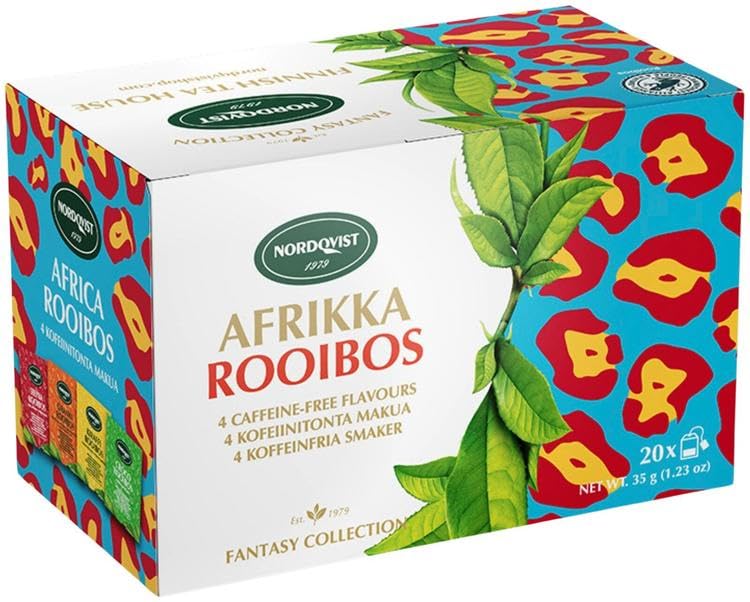 Nordqvist Afrikka Rooibos Tee 10 Boxen of 1.75g 1oz