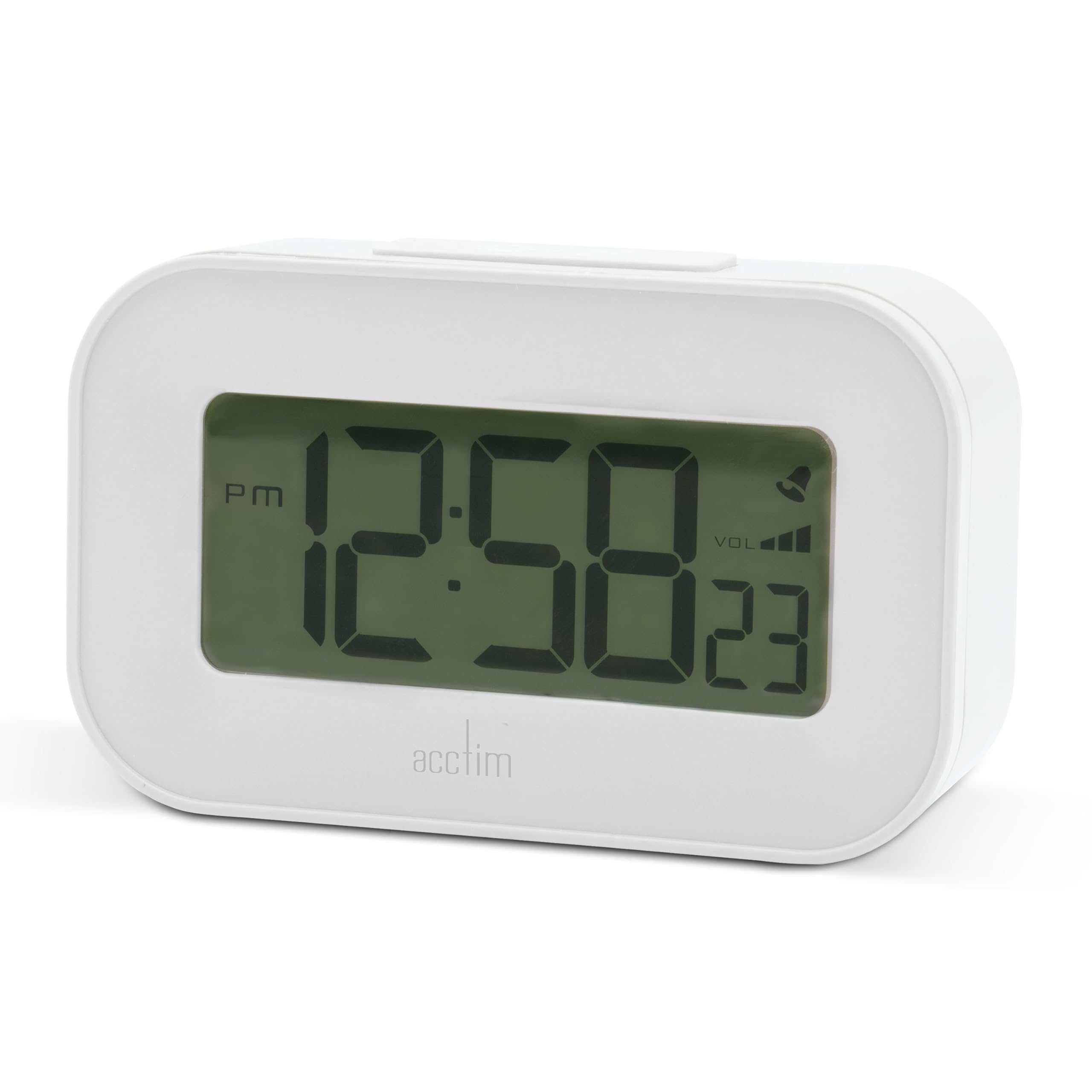 Acctim Kyle Small Digital Alarm Clock, LCD Digital Display with White Backlight, Snooze Function, Volume Control โ image 1