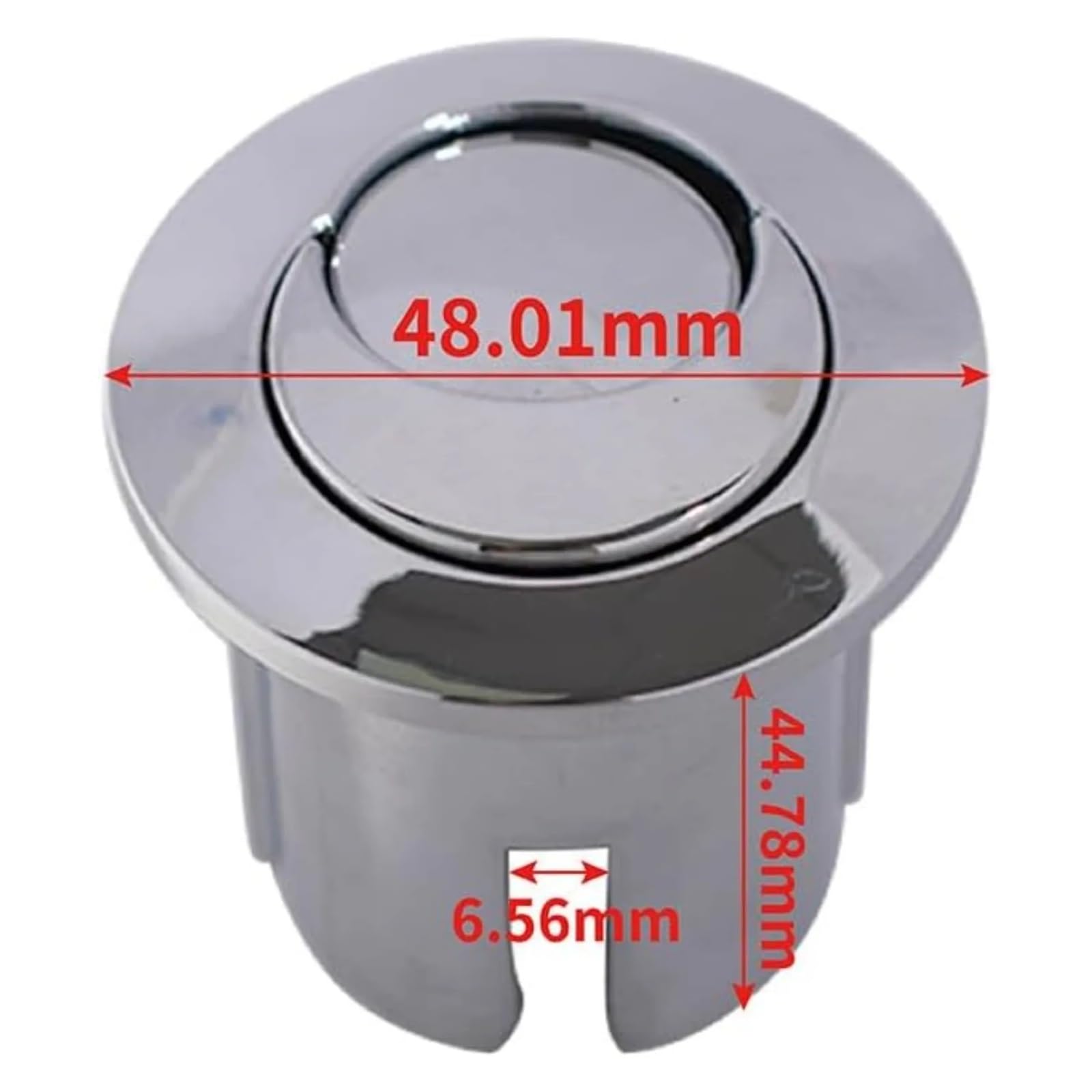 Compatible Con ROCA, Válvula De Llenado Con Botón De Descarga Doble | D2D, AH0001800, doble descarga, pulsador, válvula de llenado, cisterna, modernización, ajuste a presión
