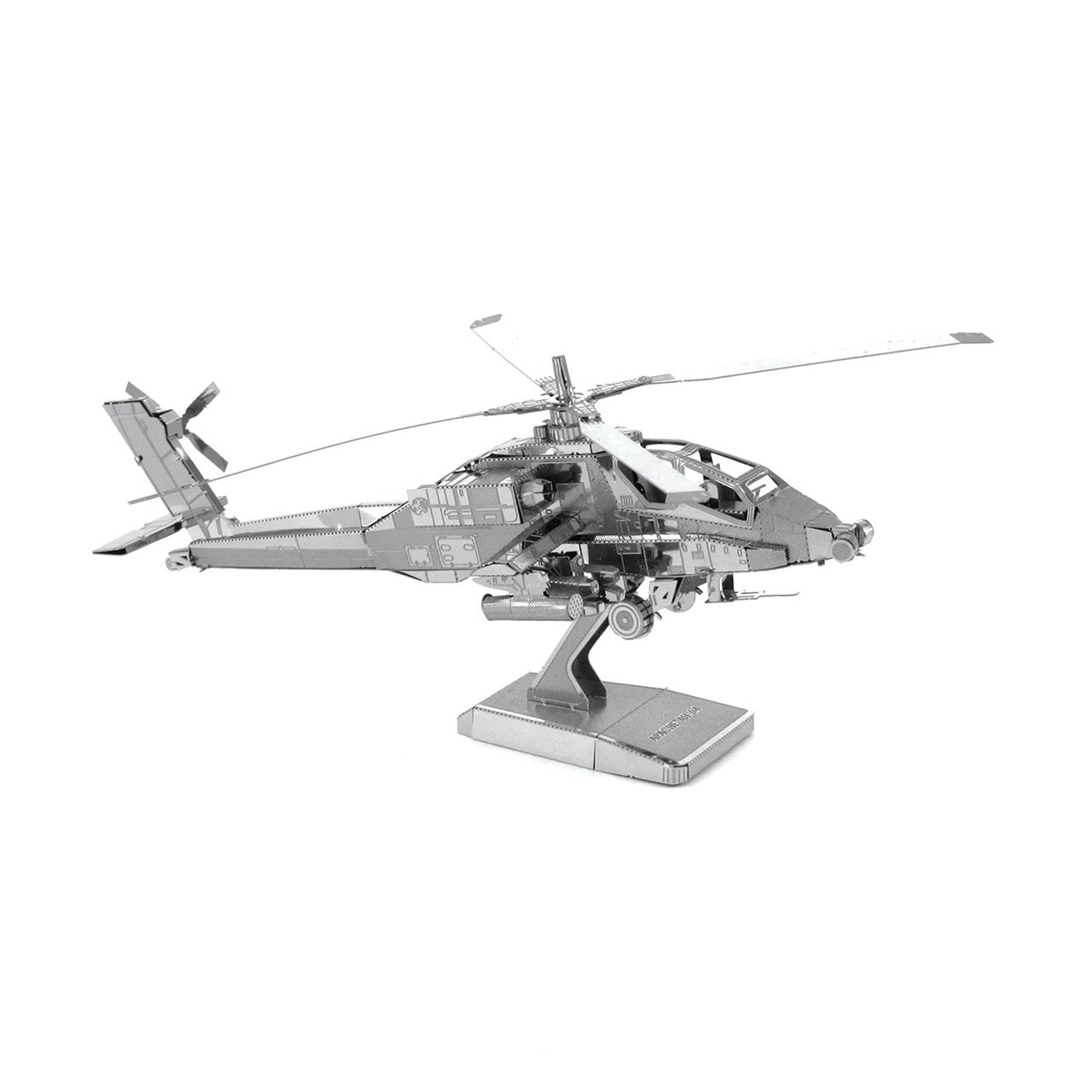 Fascinations Metal Earth 3D Metal Model Kits - Boeing AH-64 Apache - P-51 Mustang - CH-47 Chinook - Commercial Jet - F-15 Eagle - B-17 Flying Fortress - 6 Piece Bundle - Image 2