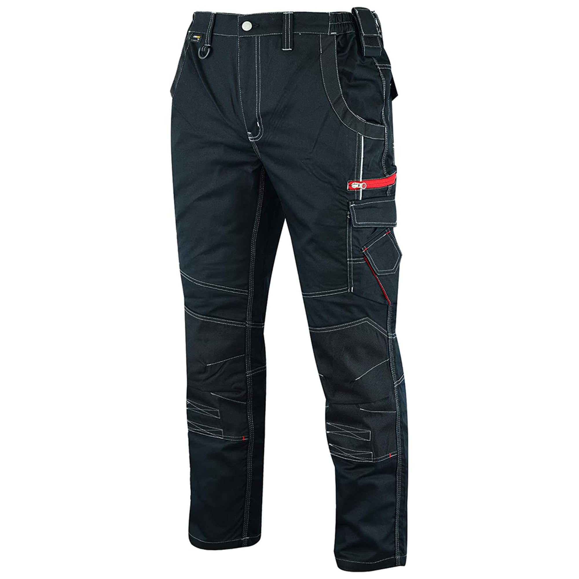 Ms9 Men's Black Cargo Combat Multi Pockets Tactical Working Work Trouser Trousers Pants Jeans