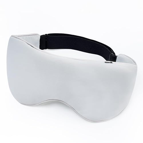 Sivio Máscara de ojos con peso para mujeres y hombres, almohada refrescante con peso para ojos con cuentas de sílice y correa ajustable, calentable disponible en Yaxa Colombia