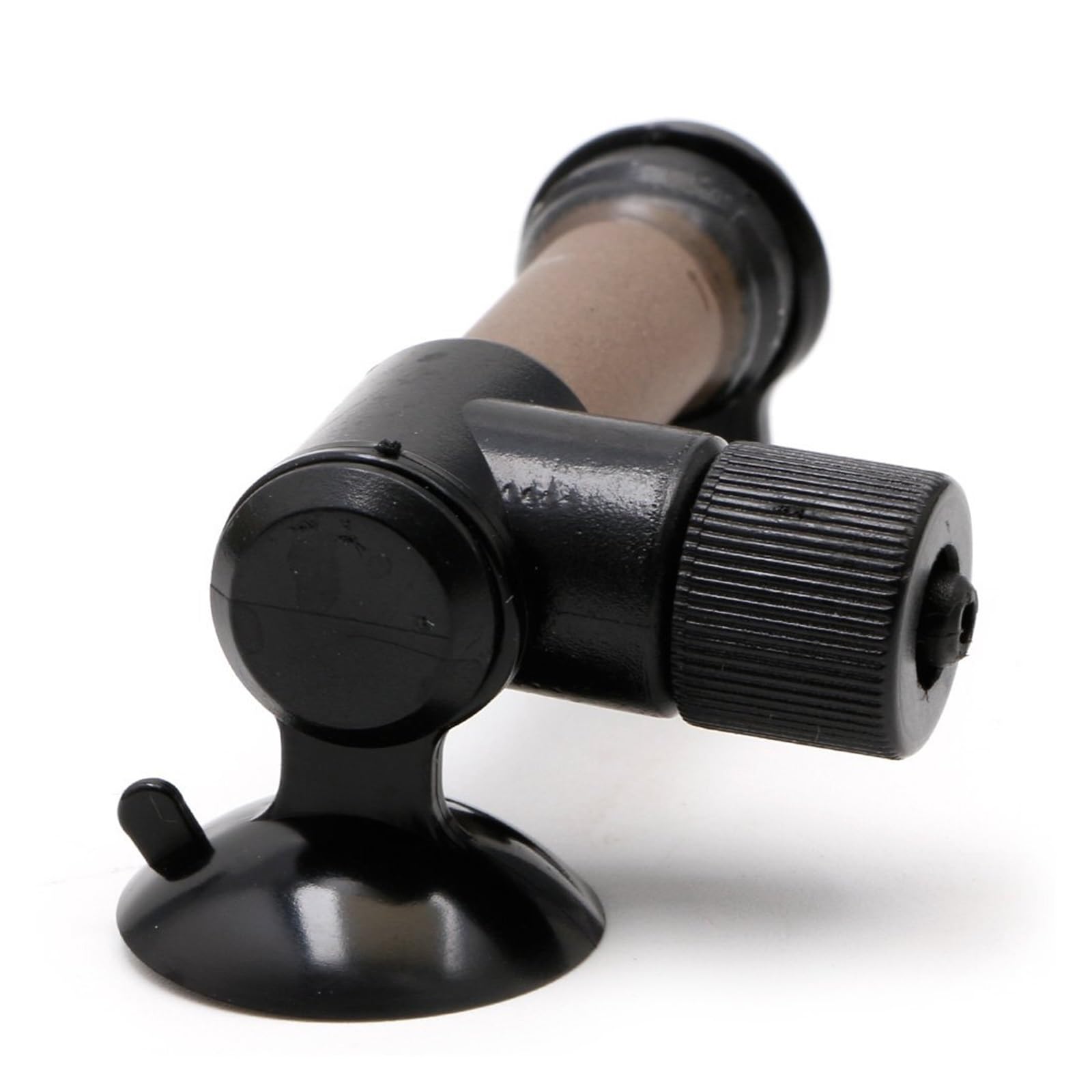 Diffuseur de CO2 pour aquarium, atomiseur en céramique fine avec efficacité super diffuse, design de tube de CO2 à visser sécurisé, noir et kaki (L)