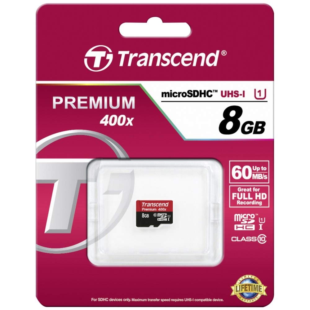 Amazon.com: Transcend 8GB MicroSDXC/SDHC Class 10 UHS-I (Premium