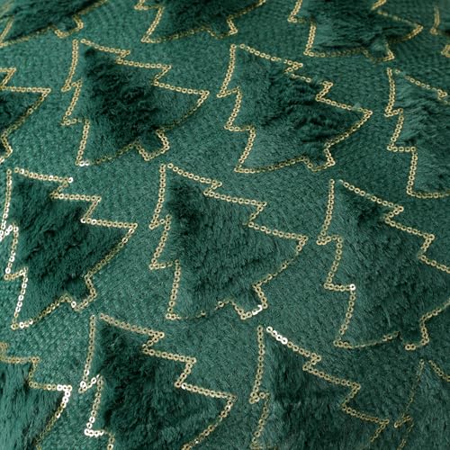 4themotionchristmastreedecorativepillowcovers18x18setof2greensoftplushfauxfurfarmhousethrowcushioncasesforxmaswinterholidayhomedecorations  Urban Country Home Decor 4th emotion christmas tree decorative pillow covers 18×18 set of 2 green soft plush faux fur farmhouse throw cushion cases for xmas winter holiday home decorations  urban country home decor