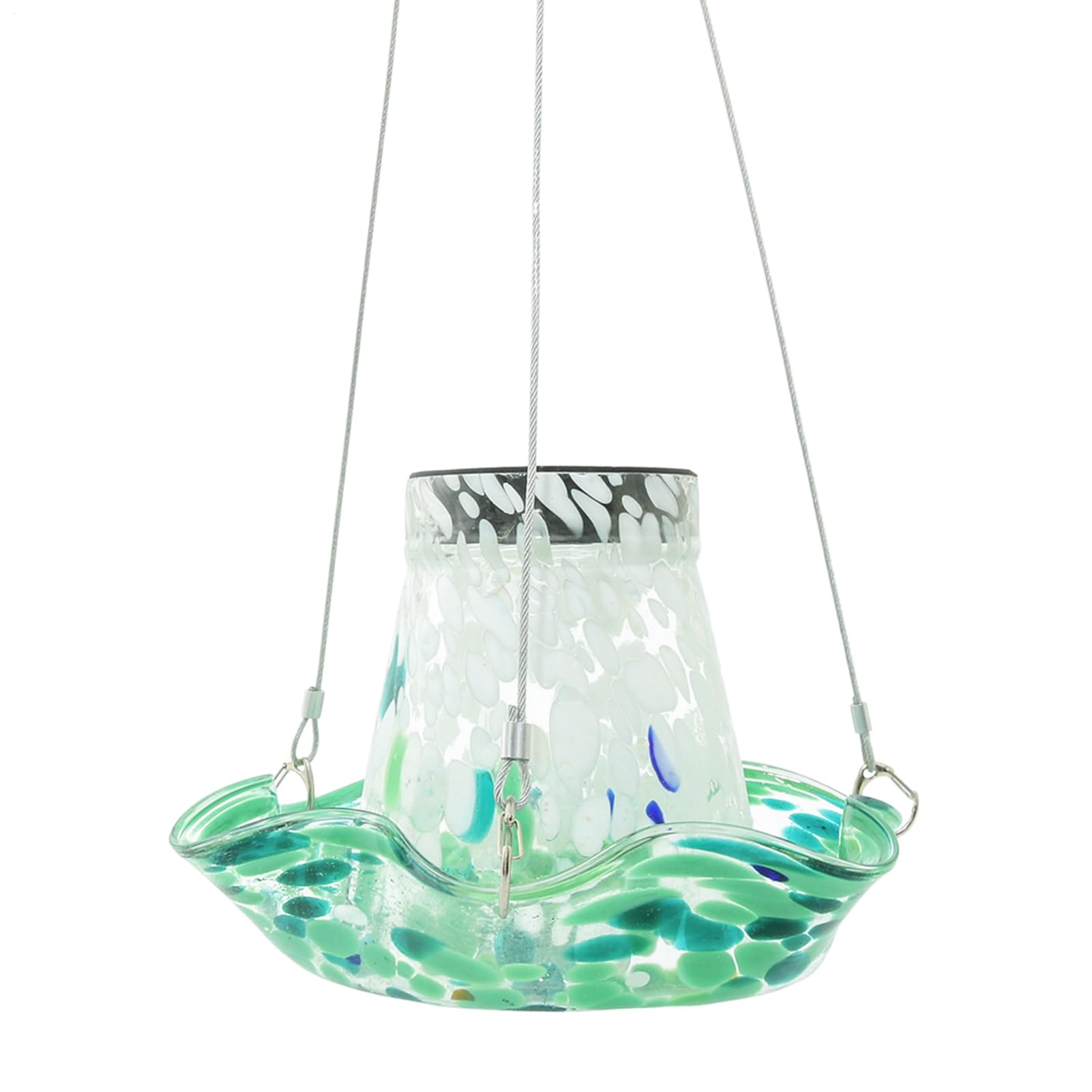 Bebederos para Colibríes Exteriores Alimentadores Solares para Exterior | Bebedero Antifugas Con Vidrio Decoración Jardín Y Patio Exterior