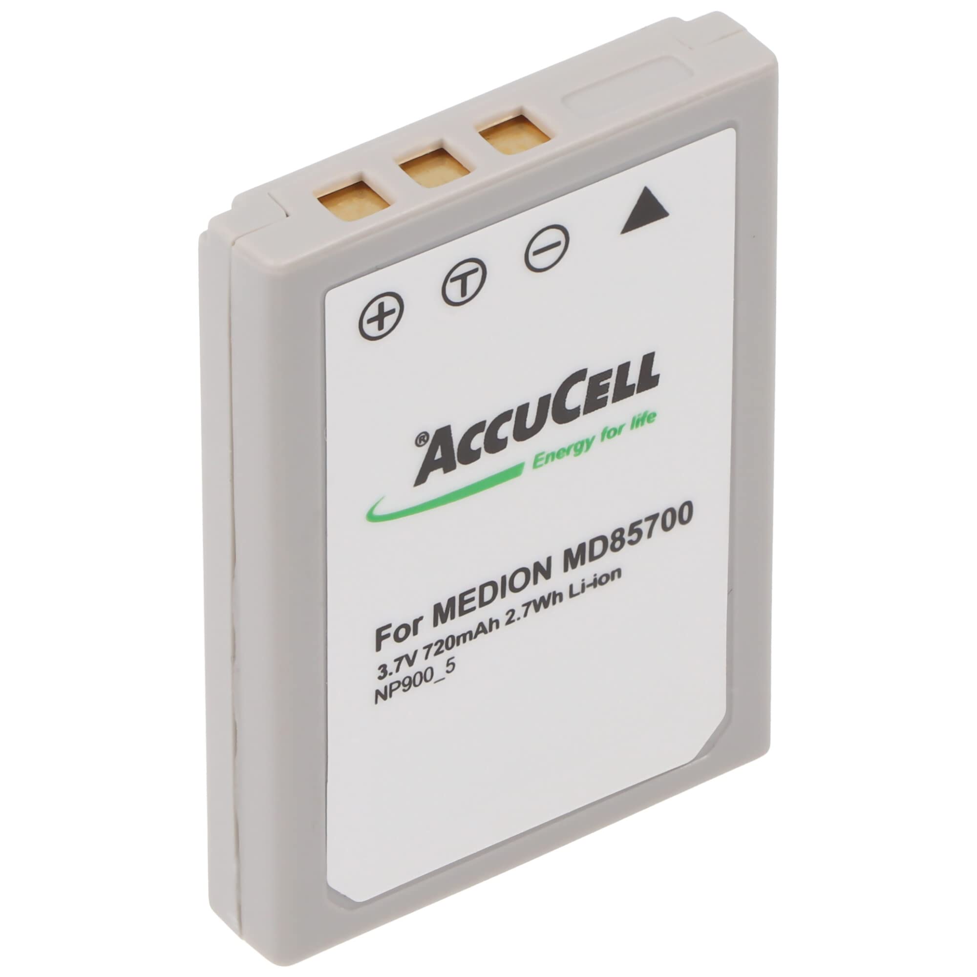 AccuCell Batteria Ricambio Per Medion DM6331, DM-6331, DM6331_LB20070 - Ioni Di Litio 3,7V 650-820mAh - 2