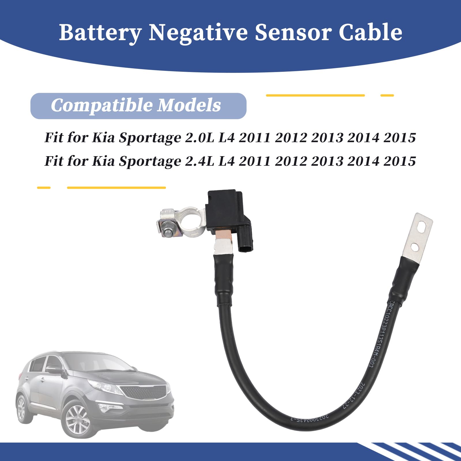 Amazon.com: Getfarway Battery Negative Sensor Cable 37180-3W000