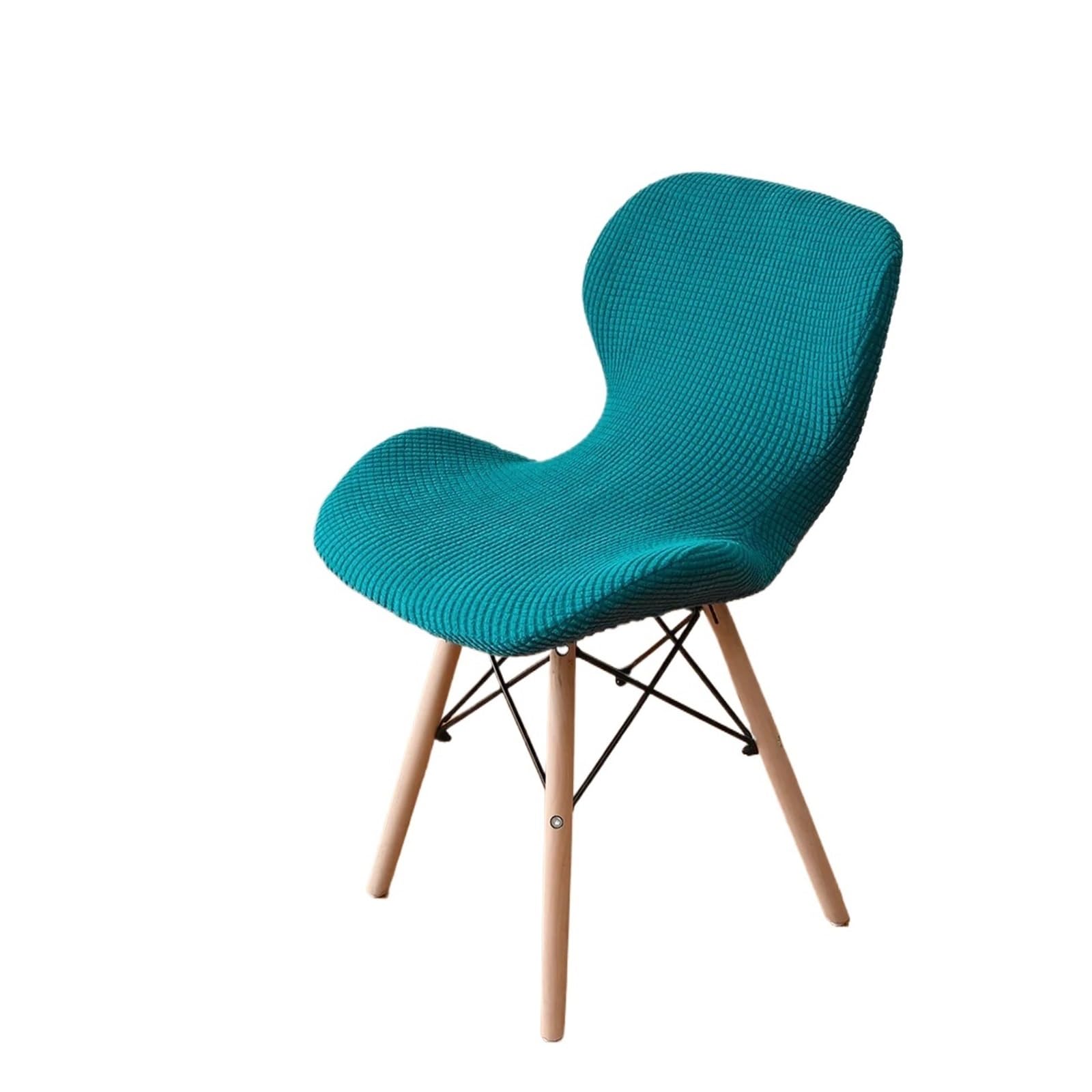 SHBHWS Jacquard Adjustable Shell Chair Cover Dining Room Round Back Streach Home Elastic Luxury Hotel Banquet Stool for Hotel, Banquet(Color1)