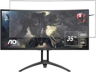 Puccy 2 Pack Anti Blue Light Screen Protector Film, compatible with AOC Gaming AG352UCG6 35" Display Monitor TPU Guard （ Not Tempered Glass Protectors ）