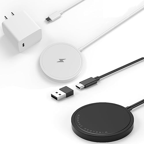Wireless Charger, 15W Max Fast Magnetic Wireless Charging Pad Compatible with iPhone 16/15/14/13/12