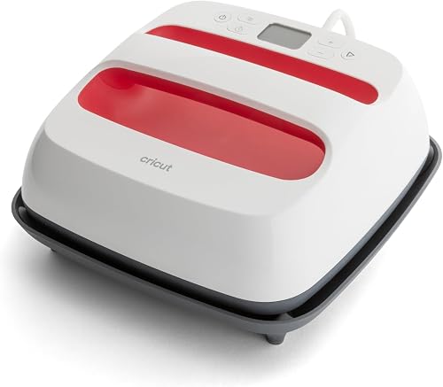 Cricut EasyPress SE (22.9 x 22.9 CM), prensa térmica para camisetas, cojines, bolsas de tela y mucho más | Uso con vinilo termoadhesivo (HTV) – frambuesa