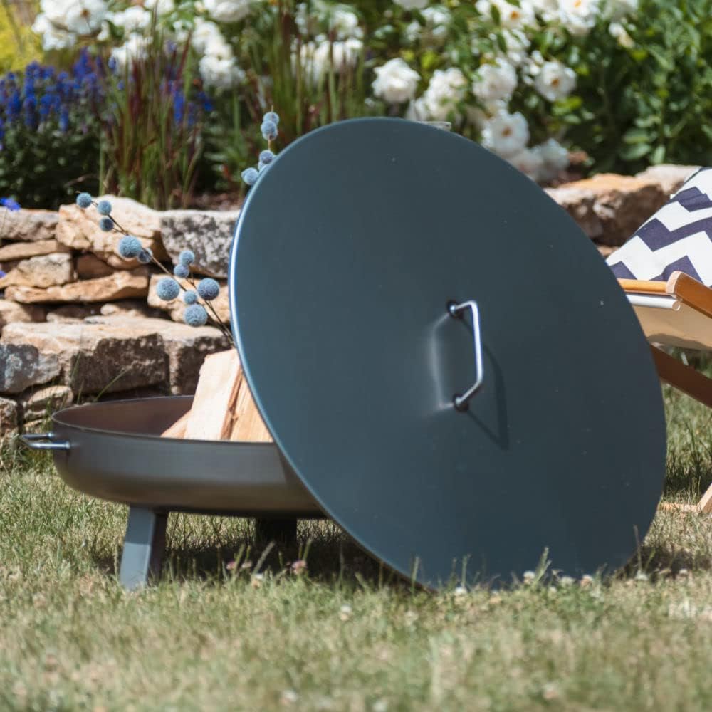 Fire Bowl Lid Diameter 32,5inch : Cover for Fire Pit ; usable for all Fire Pits 31,5 in (80 cm)