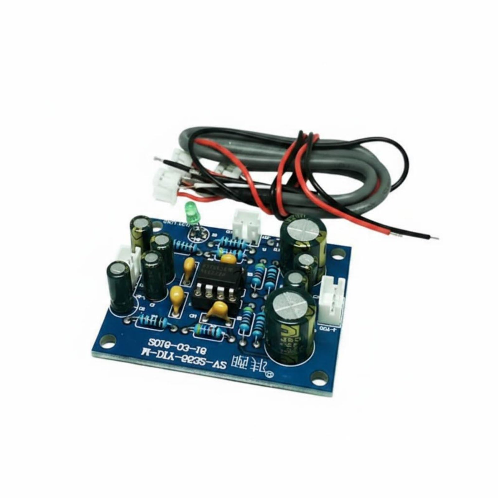 Wide Voltage Range 12-35V NE5532 Preamplifier Board Low Noise Single Power Supply Preamp Board Double-Sided PCB Audio Preamplifier Module High-Fidelity for DIY Enthusiasts, Hobbyists, Green-image-21