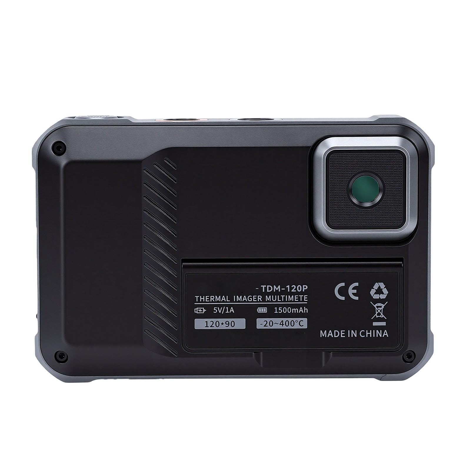 Garsent Multímetro Digital 2 en 1 con Imágenes Térmicas Resolución IR 120x90 50° FOV Pantalla Táctil de 2,8 Pulgadas Seguimiento de Puntos Fríos y Calientes Carga USB C para Climatización Eléctrica