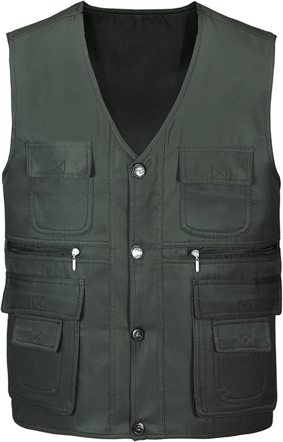 メンズ フィッシングベスト 多機能ジャケット ミリタリーベスト 通気 アウトドアベスト リバーシブル 服 釣りベスト 撮影 山歩き 作業着 お洒落 多ポケット ベスト ファッション 父の日 プレゼント 世界の