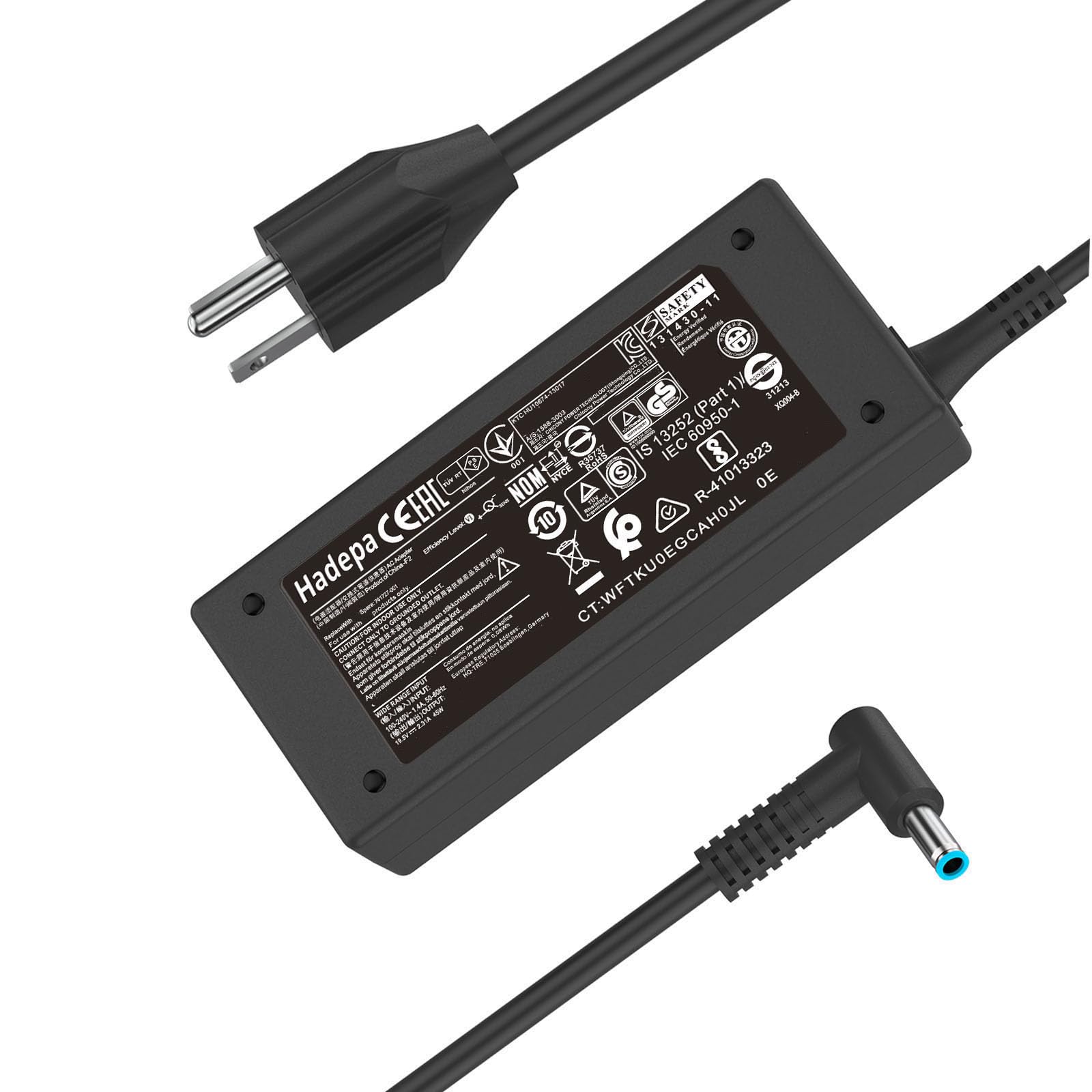 45W 19.5V 2.31A L25296-001 R-41013323 Laptop Charger Compatible with HP is 13252 Pavilion x360 11 13 14 15 Notebook 15 Spectre X360 L25296-003/002