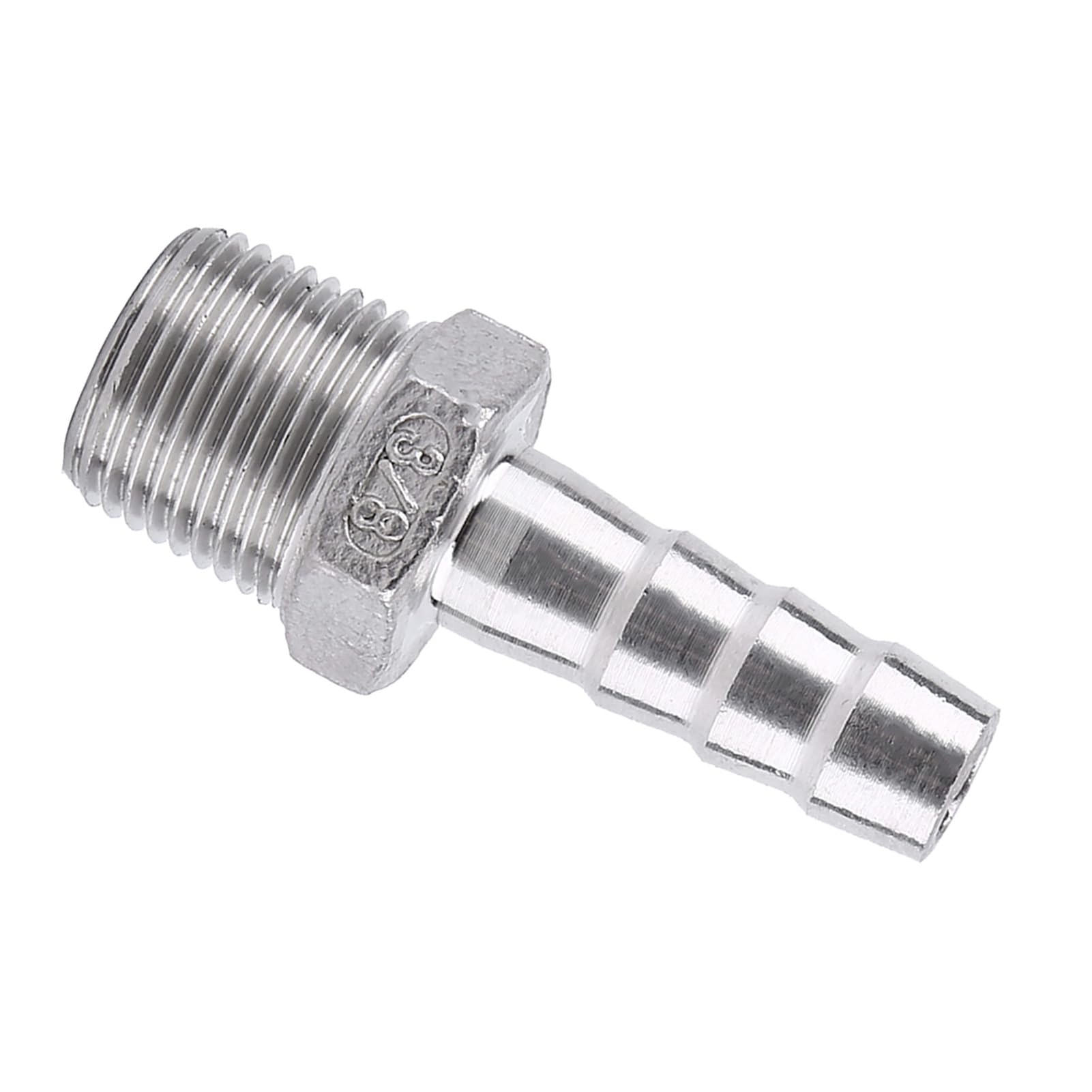DOJA Barcelona | Raccordo Portagomma | 1/2 x 14 | Ugello Raccordo Porta Gomma Acqua | Connettore Filettato Maschio Parallelo | Attacco Portagomma per Linee Aria, Acqua, Carburante, Petrolio e Gas