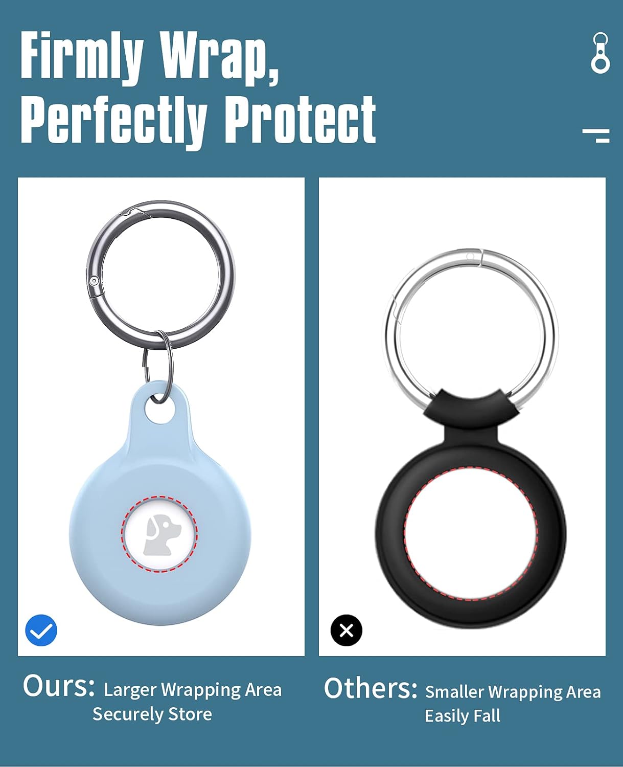 lewondr silicone case compatible with airtag 2021 2 pack anti scratch pet soft tracker holder cover with anti loss keyring lightweight protective