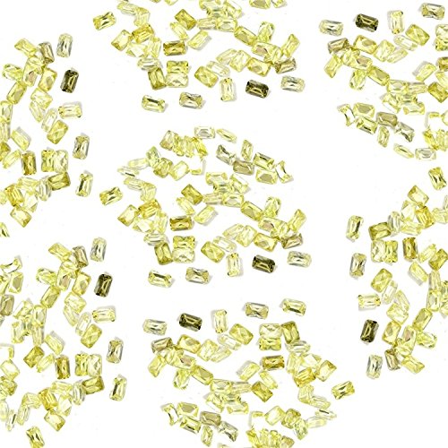 Zircone cubique vert olive AAA octogonal pour remplacer une pierre perdue - 3