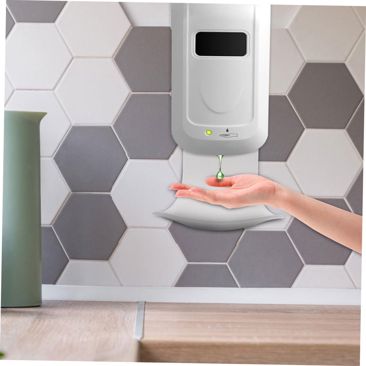 Gadpiparty 3 pezzi Vassoio Sapone da Parete in Abs Supporto Antiscivolo per Dispenser Automatici Protegge Pavimenti da Schizzi in Bagno e Cucina
