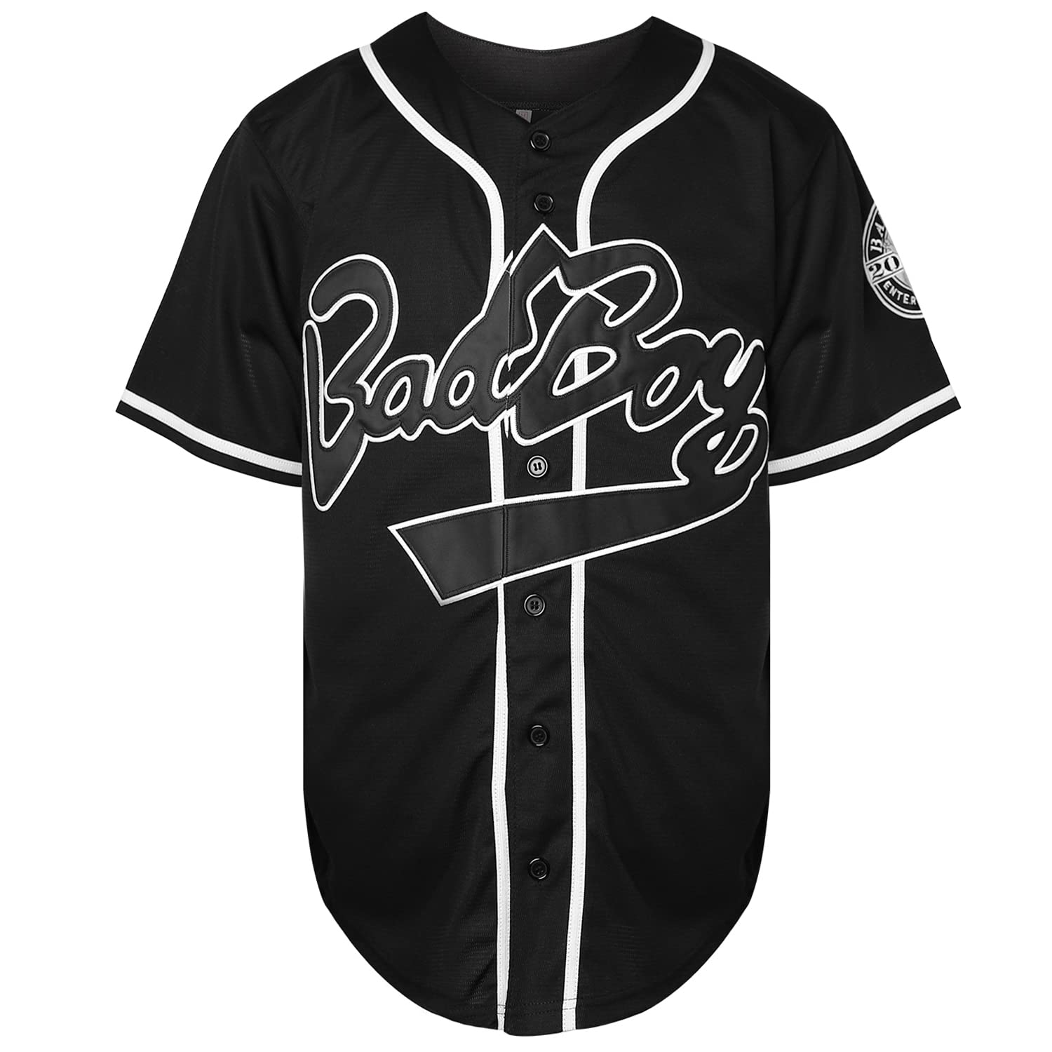 #10 Biggie 72 Bad Boy Baseball Trikot, 90er Jahre Hip Hop Kleidung für Party Shirt